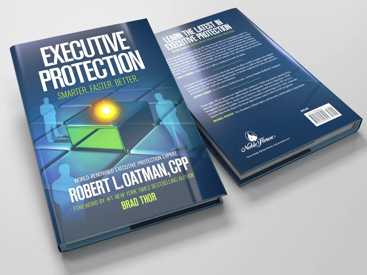 R. L. Oatman Executive Protection front and back book covers