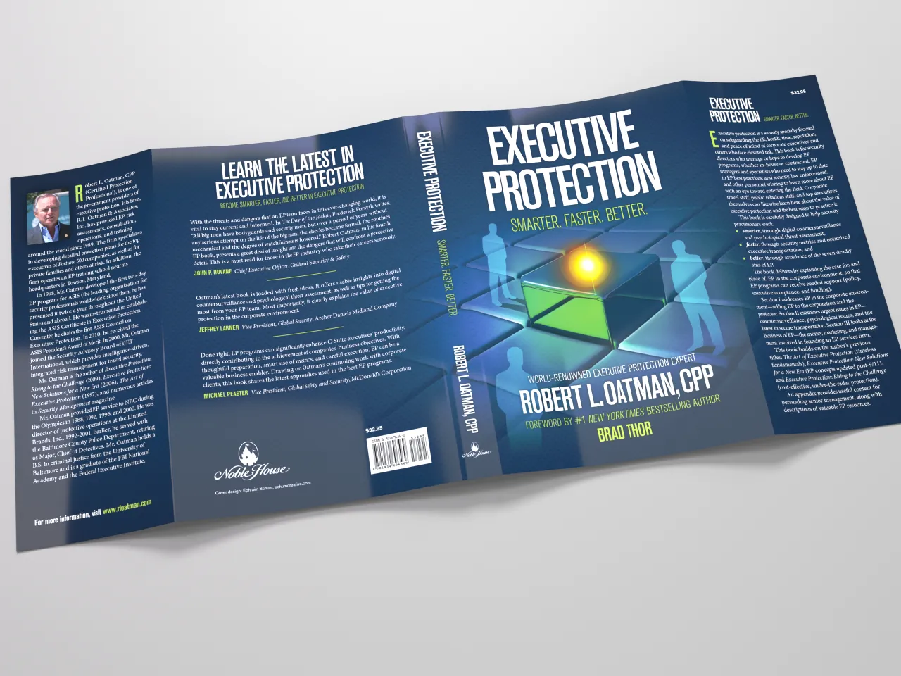 R. L. Oatman Executive Protection flat view of all panels