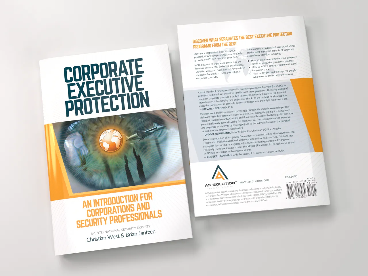 AS Solution Corporate Executive Protection front and back covers only