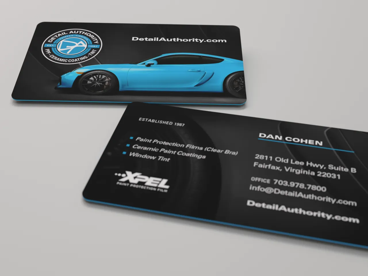 Detail Authority - 2026 Brochure and Business Cards