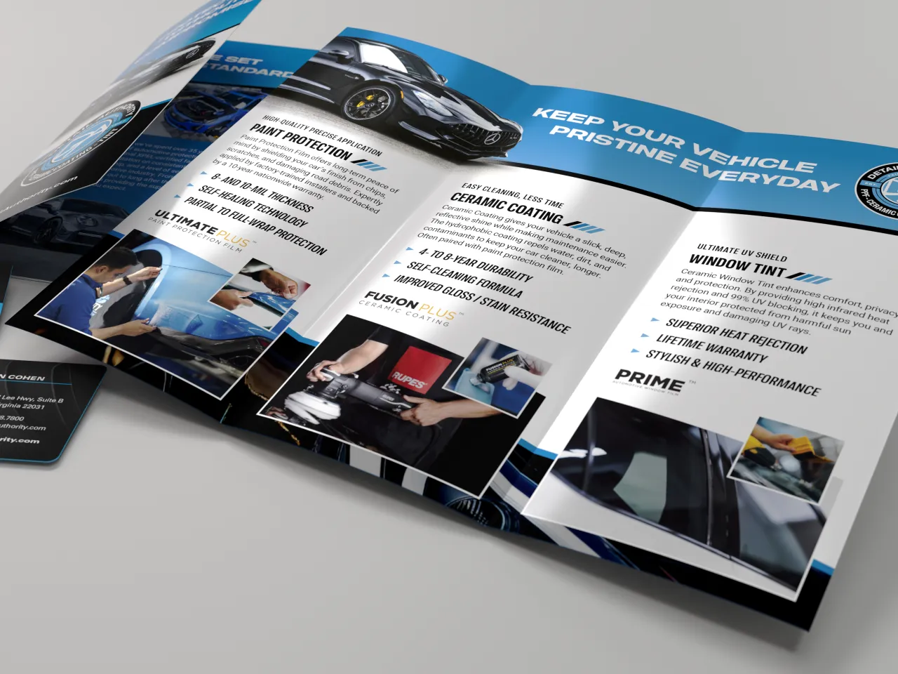 Detail Authority - 2026 Brochure and Business Cards